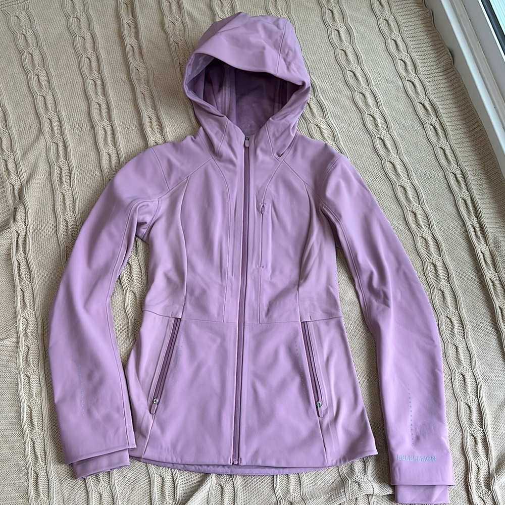 Lululemon Athletica purple/pink jacket with hood